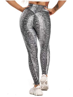 Women Scrunch Butt Leggings High Waist Lifting Yoga Pants Tummy Control Workout Tights