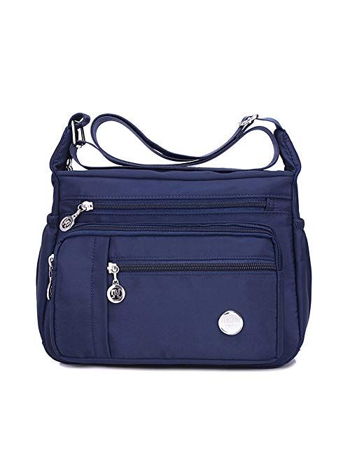 MINTEGRA Women Shoulder Handbag Roomy Multiple Pockets Bag Ladies Crossbody Purse Fashion Tote Top Handle Satchel