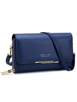 Roulens Small Crossbody Bag for Women,Shoulder Handbags Clutch Cellphone Wallet Purse with Credit Card Slots