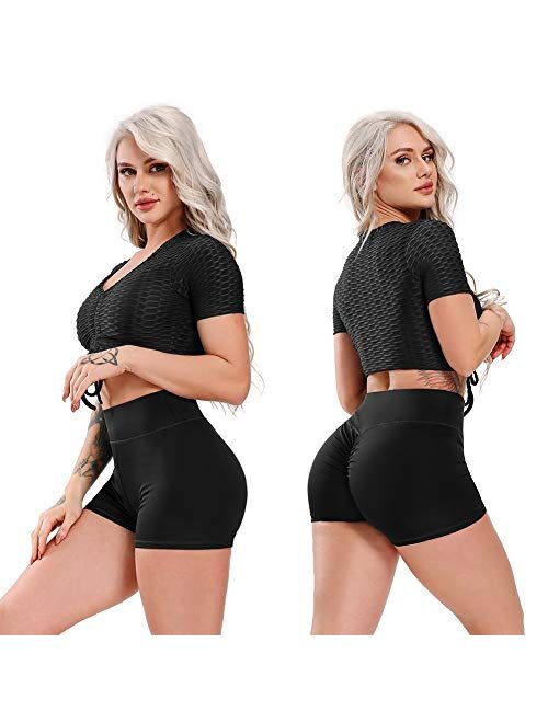 SEASUM Women Sports Short Booty Sexy Lingerie Gym Running Lounge Workout Yoga Spandex Short Hot Costume Outfit