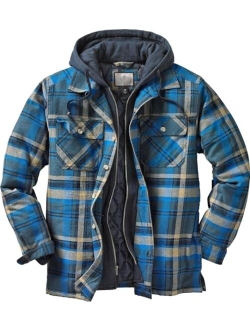 Men's Maplewood Hooded Shirt Jacket Coat