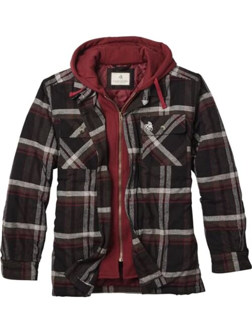 Legendary Whitetails Men's Maplewood Hooded Shirt Jacket Coat