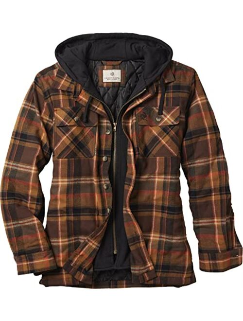 Legendary Whitetails Men's Maplewood Hooded Shirt Jacket Coat