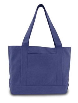 Liberty Bags 8870 Pigment Dyed Premium 12 Ounce Canvas Gusseted Tote