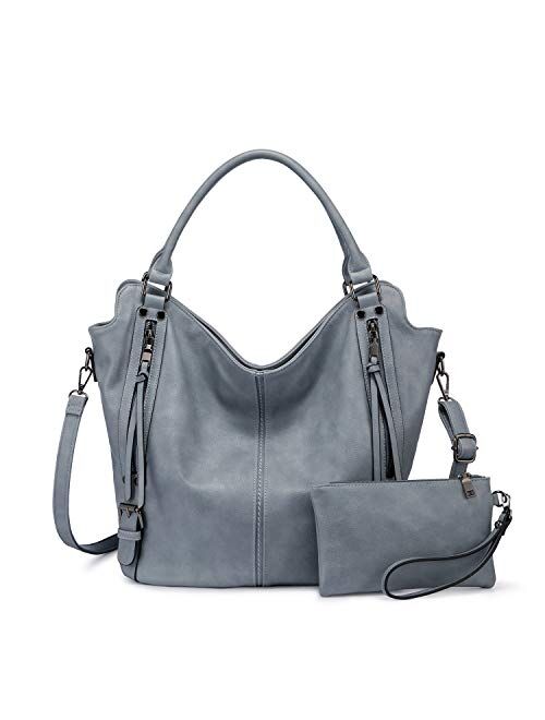 Tote Bag for Women PU Leather Shoulder Bags Fashion Hobo Bags Large Purse and Handbags with Adjustable Shoulder Strap