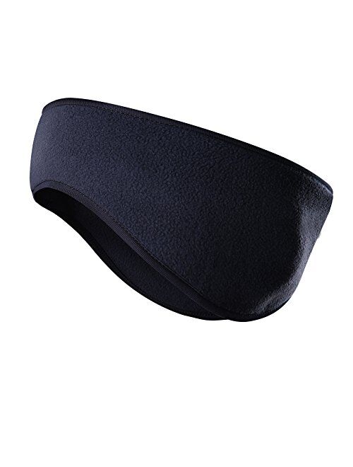 Fleece Ear Warmers Muff Winter Headband for Men Women Running Yoga Skiing Riding