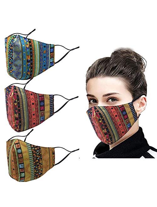 Face Cover Bandana, Soft Cotton Fabric Mask Half Face Protective, Fashion Unisex Paisley Balaclava