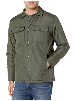 Men's Quilted Shirt Jacket