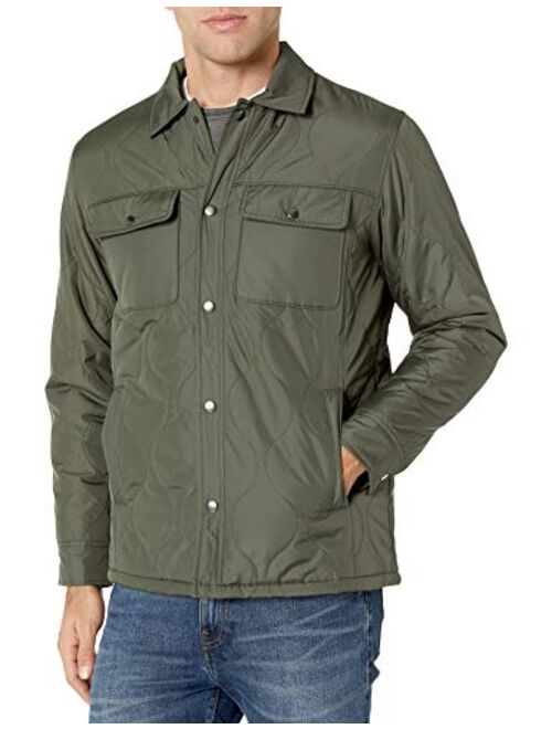 Amazon Essentials Men's Quilted Shirt Jacket