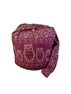 BTP! Owl Hippie Boho Sling Cross body Bag Shoulder Messenger Purse Large