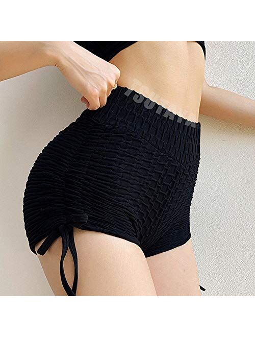 Buy TSUTAYA Butt Lifting Yoga Shorts for Women High Waist Tummy