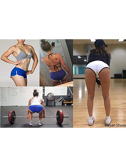 Kipro Women's Active Shorts Fitness Sports Yoga Booty Shorts for Running Gym Workout