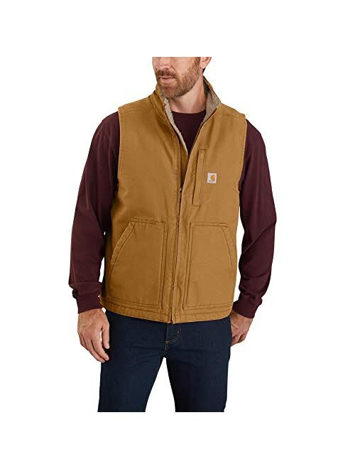 Carhartt mens Sherpa Lined Mock-neck Vest