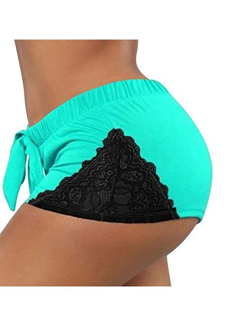 LOTUCY Women Gym Workout Booty Running Sports Yoga Shorts Sexy Athletic Exercise Training Hot Pants