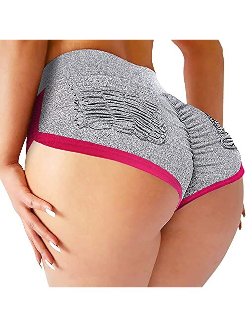 Women's Yoga Biker Shorts 3 High Waist Gym Shorts Side Pockets Scrunch Butt  Ruched Butt Lifting Tummy Control Butt Lift Yoga Fitness Gym Workout Short