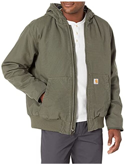 Carhartt Men's Loose Fit Washed Duck Insulated Active Jacket J130