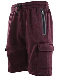 ChoiceApparel Mens Cargo Sweat Shorts (M up to 5XL)