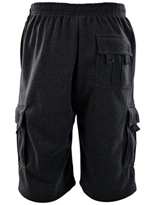 ChoiceApparel Mens Cargo Sweat Shorts (M up to 5XL)