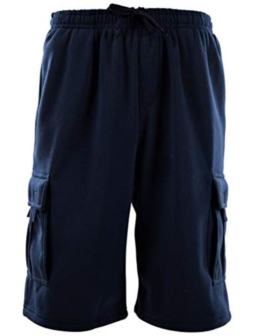 ChoiceApparel Mens Cargo Sweat Shorts (M up to 5XL)