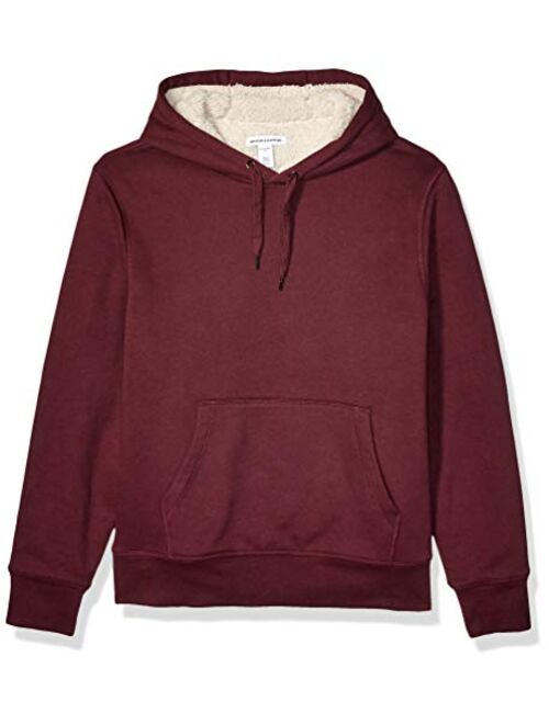 Amazon Essentials Men's Standard Sherpa-Lined Pullover Hoodie Sweatshirt