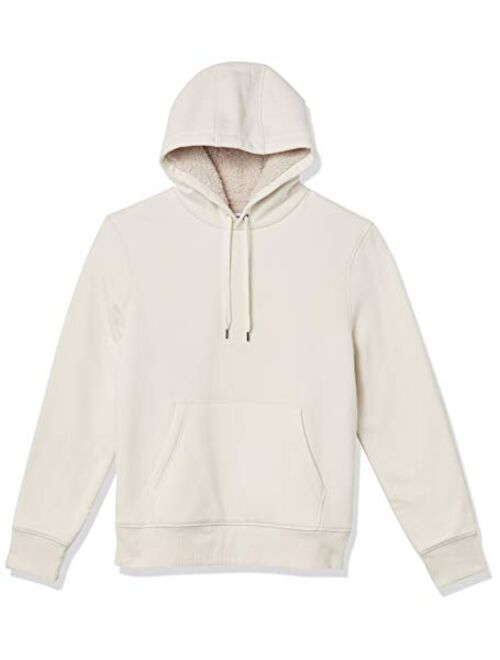 Amazon Essentials Men's Standard Sherpa-Lined Pullover Hoodie Sweatshirt