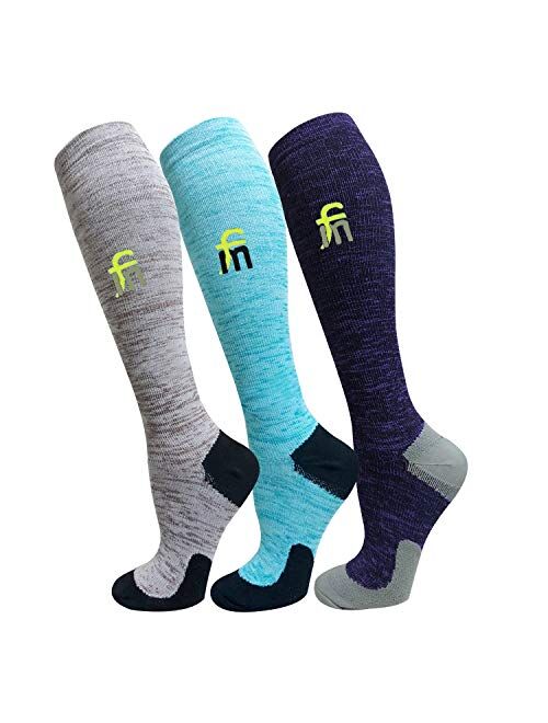 3 Pack Copper Compression Socks - Compression Socks Women & Men - Best for Medical,Circulation,Running,Athletic