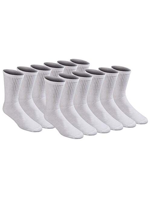 Dickies Men's All Purpose Cushion Crew Socks (6/12 Packs)