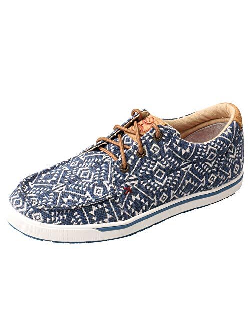 Twisted Canvas Printed Lace Up Colorful Sneakers