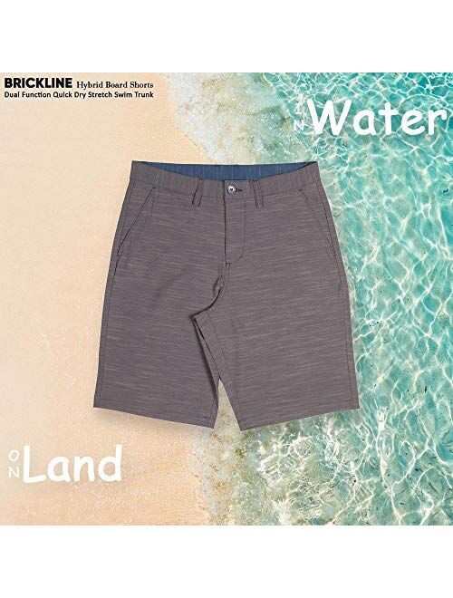 Rip Curl Brickline Hybrid Shorts for Mens Quick Dry Stretch Board Shorts Swim Trunks