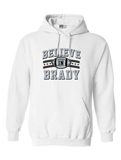 Believe in Brady Football Sports Fan Wear DT Sweatshirt Hoodie