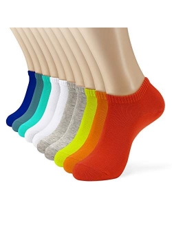 M Monfoot 10/20 Pairs Cotton Thin(Slim) Breathable & Thick Cushioned Ankle Socks for Men and Women