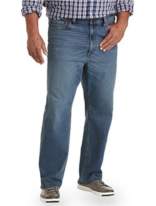 Amazon Essentials Men's Standard Big and Tall Relaxed Stretch Jean fit by DXL