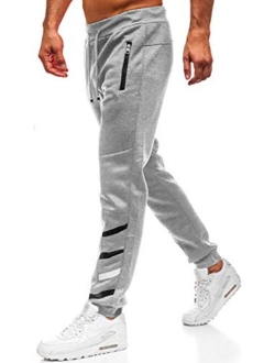 Yidarton Mens Sweatpants Men Casual Pants Mens Joggers Leisure Fashion Sport Pants