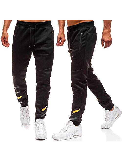 Yidarton Mens Sweatpants Men Casual Pants Mens Joggers Leisure Fashion Sport Pants