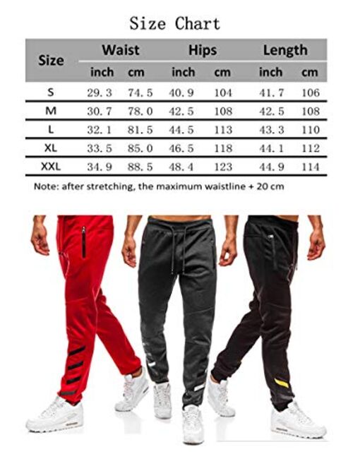 Yidarton Mens Sweatpants Men Casual Pants Mens Joggers Leisure Fashion Sport Pants