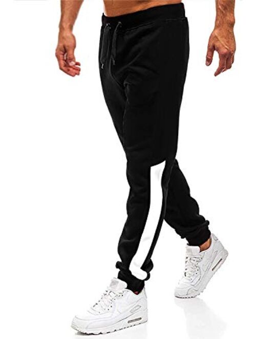 Yidarton Mens Sweatpants Men Casual Pants Mens Joggers Leisure Fashion Sport Pants