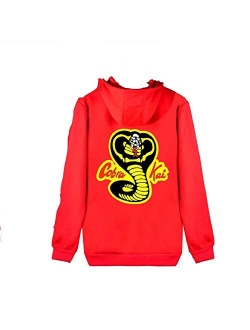 Cobra Kai Hoodie No Mercy Sweatshirt Yellow Fist Jacket Zipper/Pullover Coat