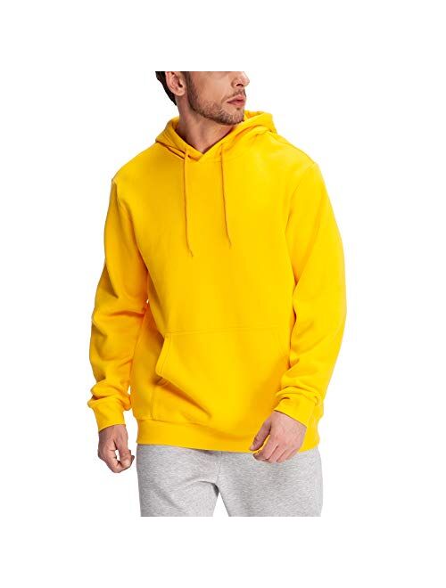 CASEI Solid Hoodies for Men Athletic Pullover Hoodie Lightweight Sweatshirt with Pockets