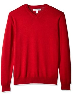 Men's V-Neck Long Sleeve Pullover Sweater