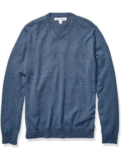 Men's V-Neck Long Sleeve Pullover Sweater