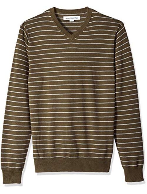 Amazon Essentials Men's V-Neck Long Sleeve Pullover Sweater