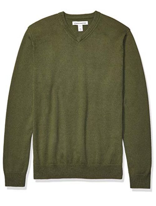 Amazon Essentials Men's V-Neck Long Sleeve Pullover Sweater