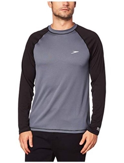 Men's Uv Swim Shirt Long Sleeve Loose Fit Easy Tee