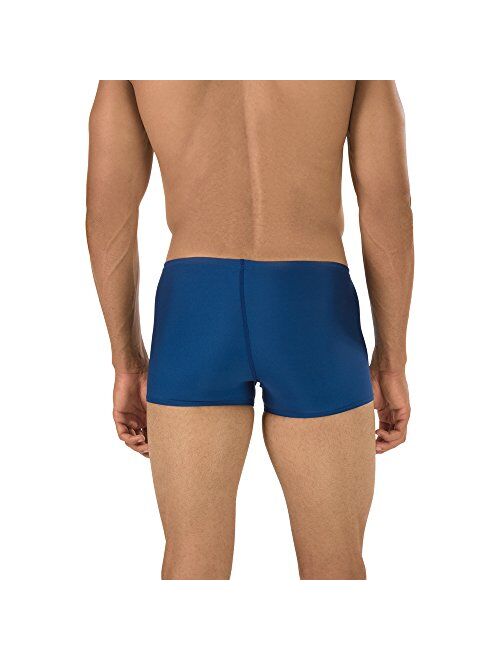 Speedo Men's Swimsuit Square Leg Endurance+ Solid