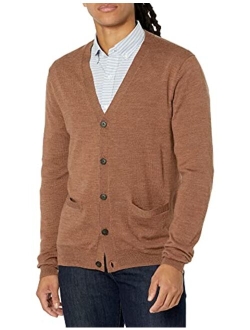 Men's Lightweight Merino Wool Cardigan Sweater