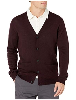 Men's Lightweight Merino Wool Cardigan Sweater