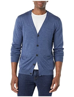 Men's Lightweight Merino Wool Cardigan Sweater