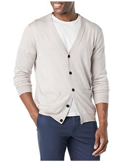 Men's Lightweight Merino Wool Cardigan Sweater