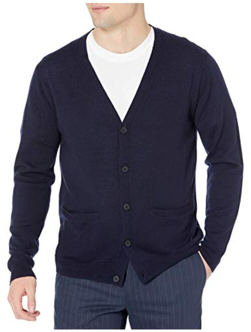 Goodthreads Men's Lightweight Merino Wool Cardigan Sweater