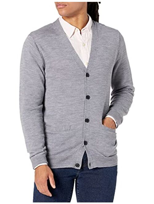 Goodthreads Men's Lightweight Merino Wool Cardigan Sweater